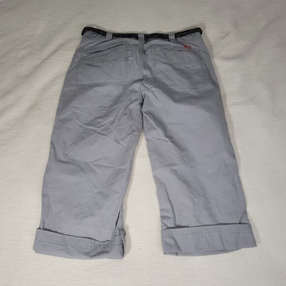 The North Face Cargo Pants Womens Sz 10 Gray Convertible Rollup Style AV2U Hike - Picture 2 of 16